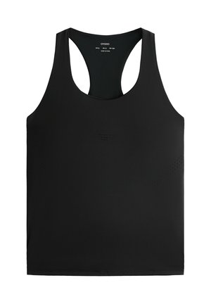 OYSHO SLEEVELESS PUNCHING - Top - black