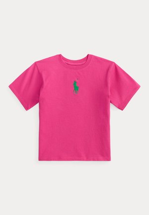 BIG PONY COTTON JERSEY TEE 7-14Y - Basic póló - college pink