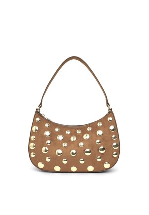 EFFETTO CON BORCHIE - Borsa a tracolla - marrone