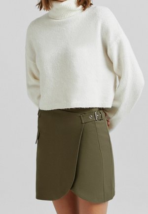 Tubenederdele - khaki