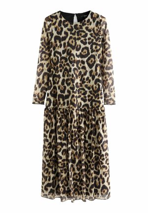 LONG SLEEVE DROP WAIST - Maxikjoler - leopard print