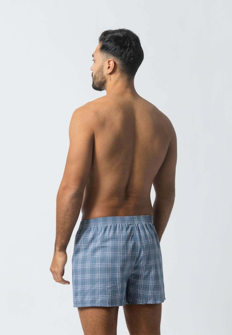 Herren Unterhosen | SNOCKS AMERICAN 3 PACK Boxershorts mix blaue muster/blau - IP50180 Herren Unterhosen | SNOCKS AMERICAN 3 PACK Boxershorts mix blaue muster/blau - IP50180