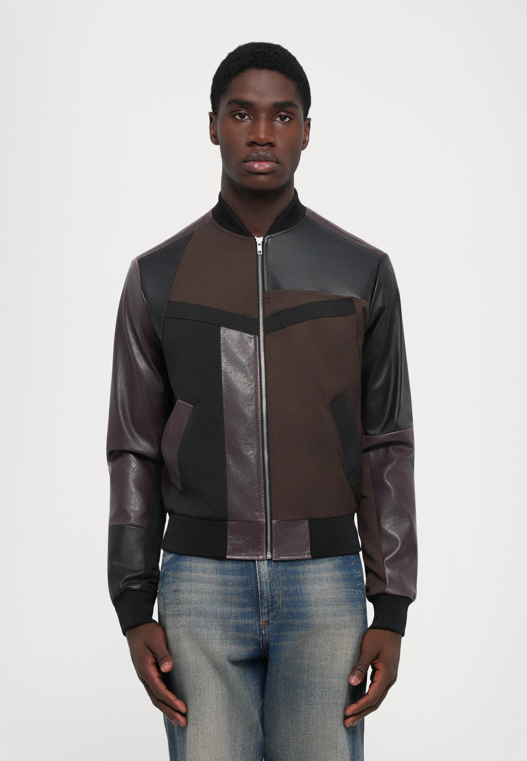 MM6 Maison Margiela SPORTS JACKET - Chaqueta de cuero sintético