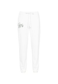 Soccx MIT GLITTER PRINT - Pantalones deportivos - ivory