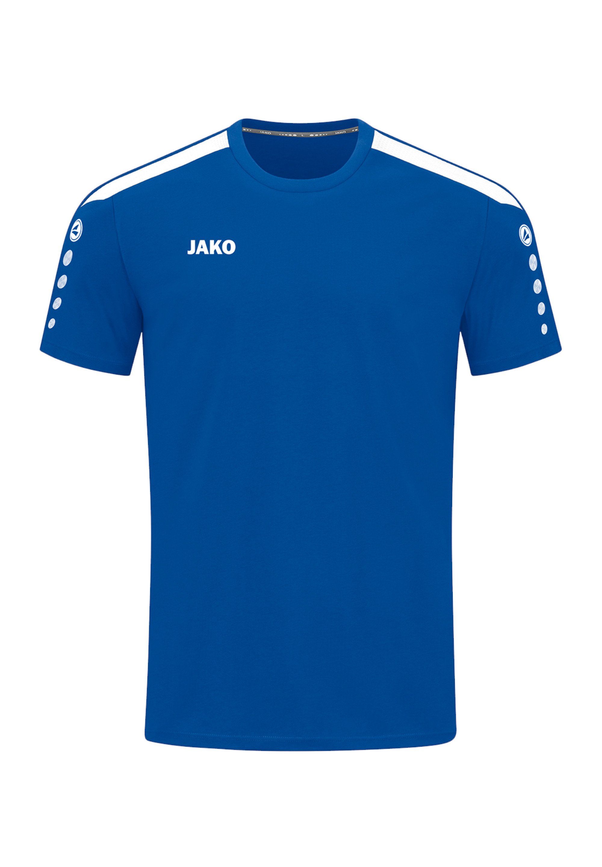 Personalisiertes Fußballtrikot - Genäht, Mit Name & Nummer, Atmungsaktiv (Blau/Weiß)
