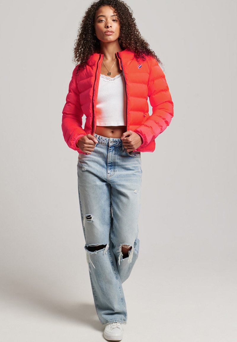 Superdry & Co Winterjas koraalrood Superdry & Co Winterjas koraalrood