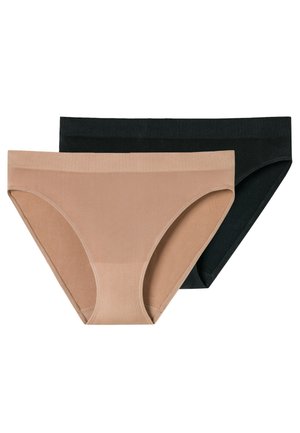 Schiesser 2-PACK SEAMLESS - Alushousut - schwarz  maple