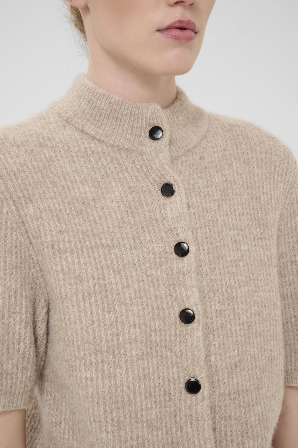 ALPHA - Cardigan - warm sand melange4