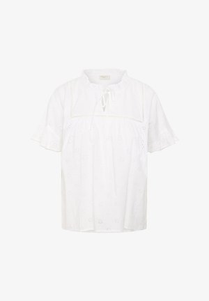 Kaffe Curve, KCLIONA FRILL - Bluse - chalk