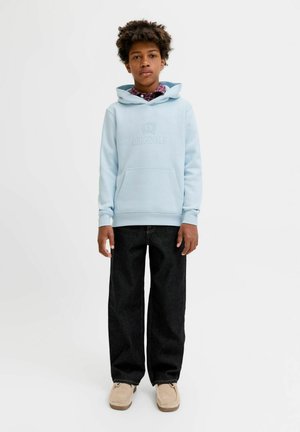Jack & Jones Junior, HOODIE TEXT HOODIE JUNIOR - Huppari - ice water