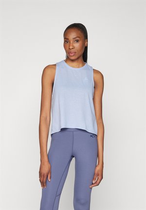 TANK CREW NECK ESSENTIAL  - Linne - blue heron melange