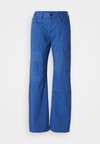 BOWEY 3D BOYFRIEND PATCH ANKLE WMN - Traperice opuštenog kroja - faded blue papillon