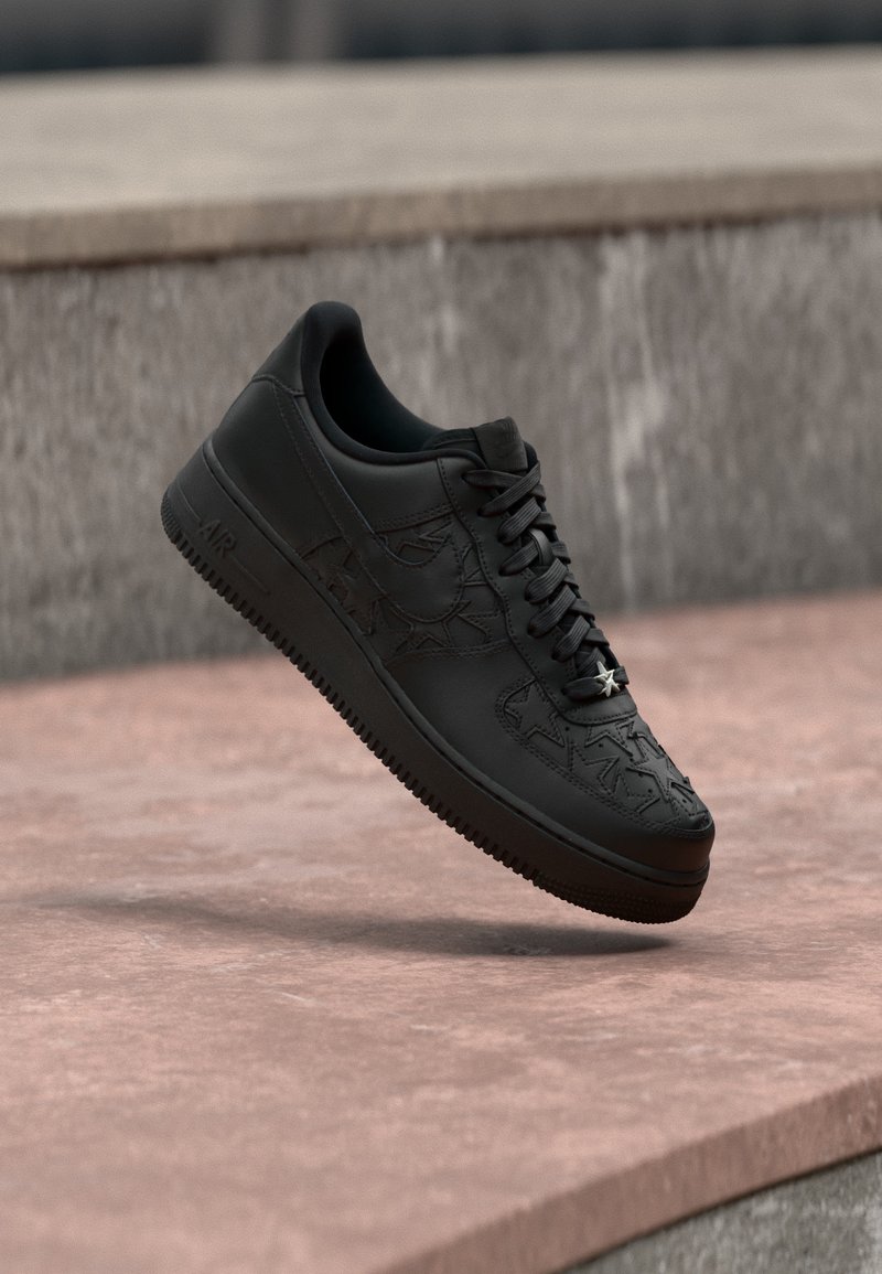 AIR FORCE 1 07 LV8 EDGE black/metallic silver-coloured/black