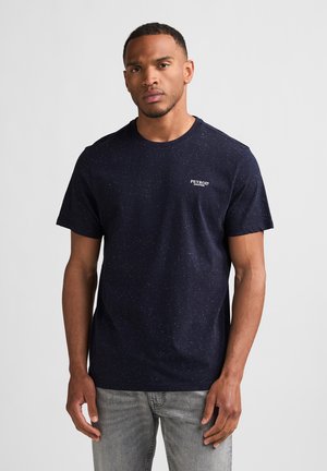 Petrol Industries, MELANGE JERSEY T-SHIRT IRVING - Camiseta básica - royal navy