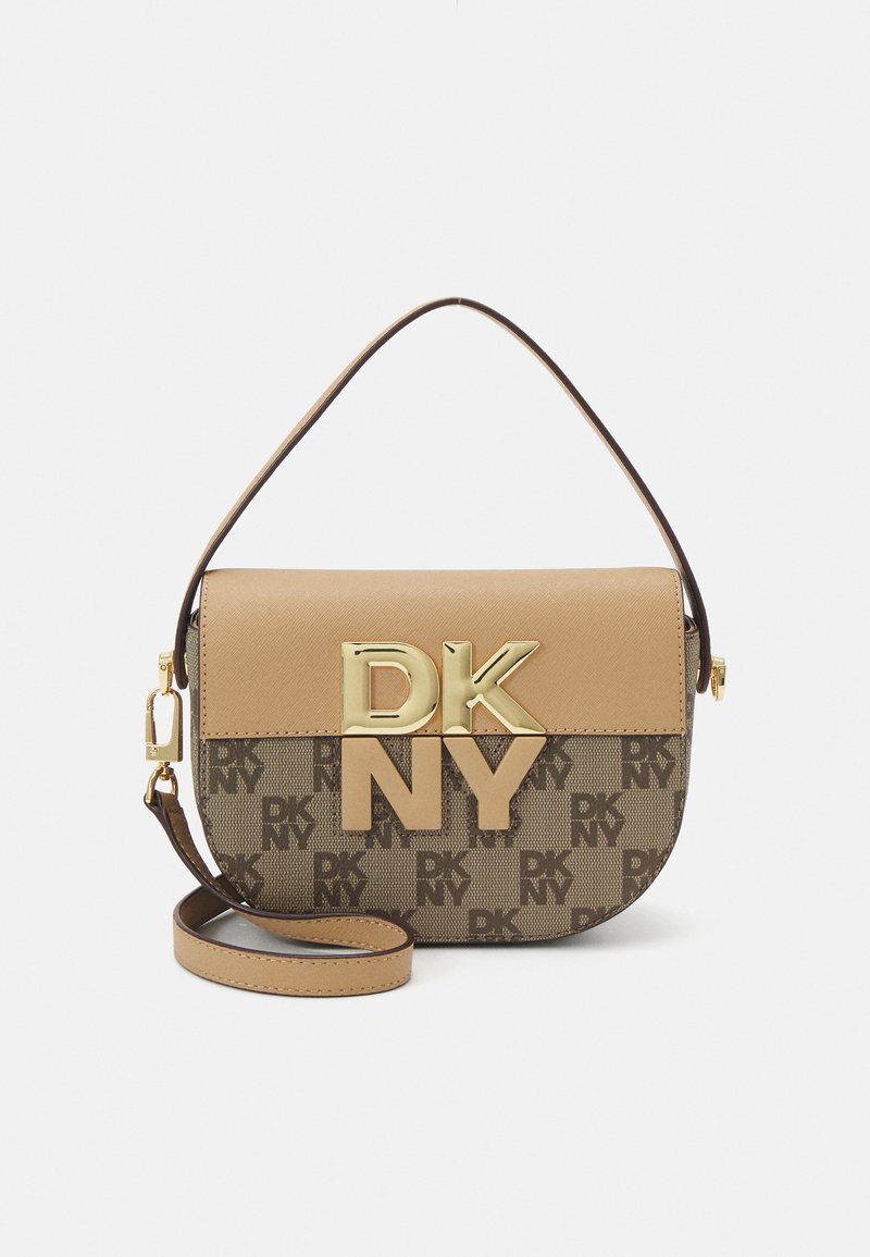 DKNY ECHO FLAP - Håndveske - cream/cappuccino