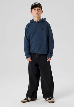 Name it, NKMVIMO LS SWEAT W HOOD BRU NOOS - Hættetrøje - dark sapphire