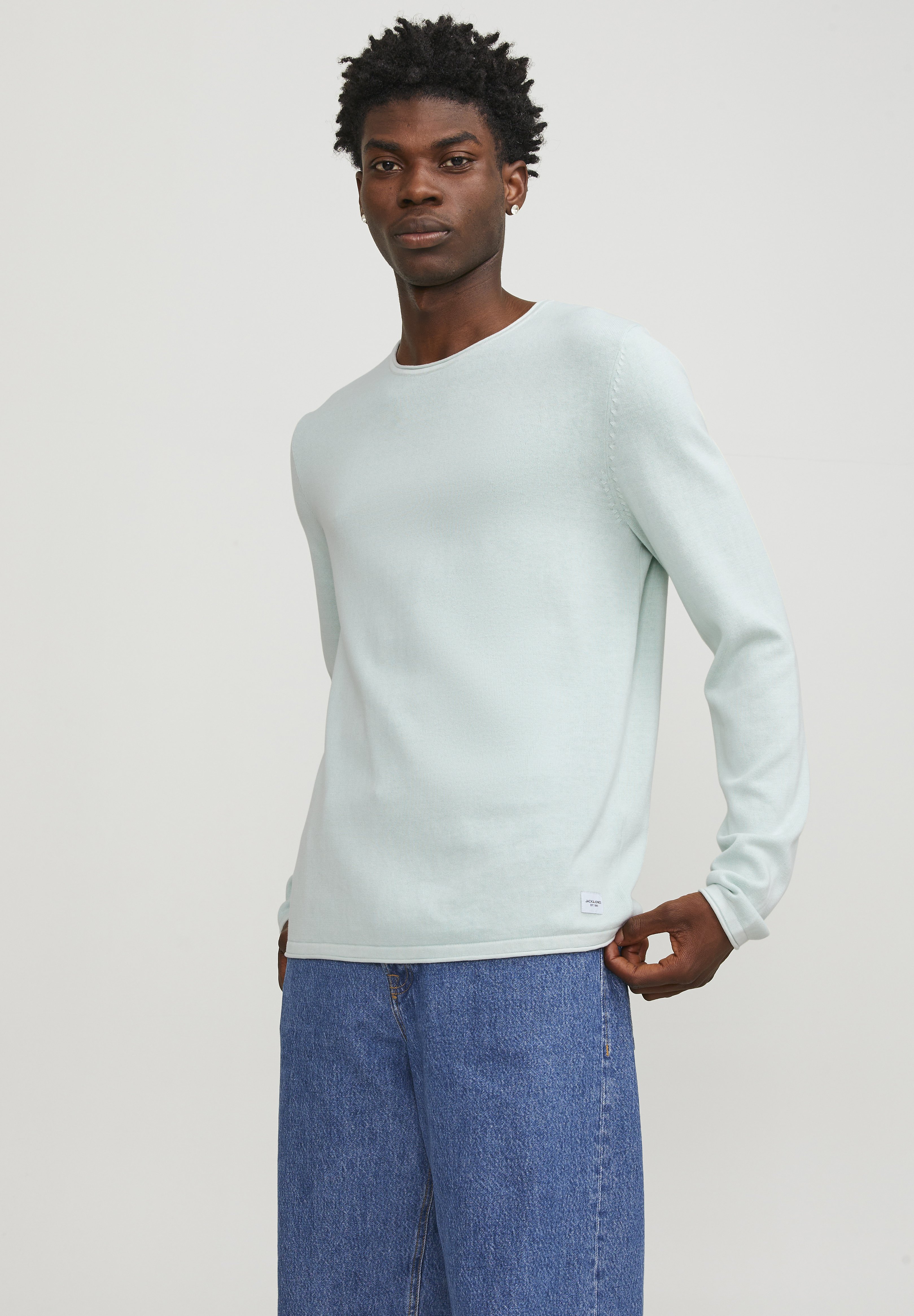 JJXX JXCARA CREW NECK - Trui - little boy blue/lichtblauw
