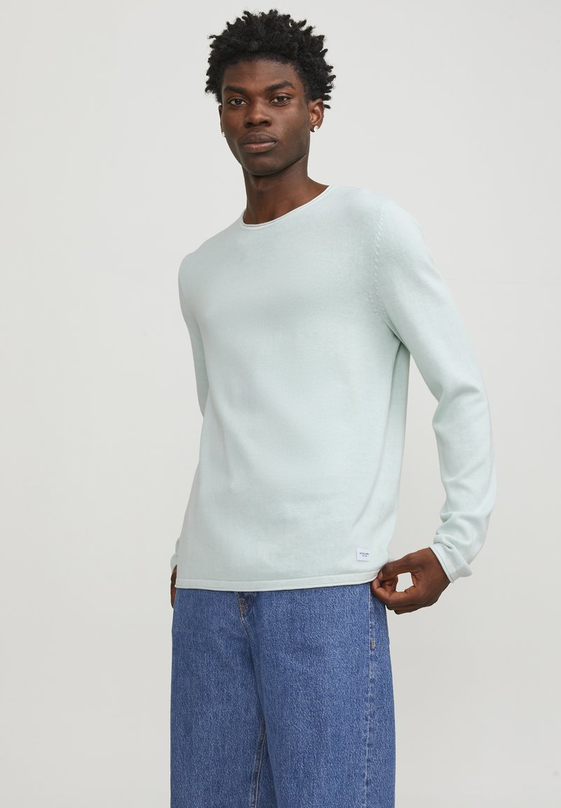 Jack & Jones JJELEO CREW NECK - Džemperis - soothing sea