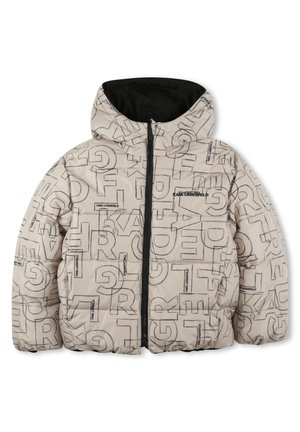 REVERSIBLE PUFFER JACKET - Winterjacke - sand