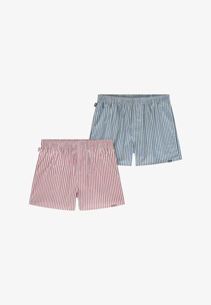 2-PACK PASTEL STRIPED - Boxer shorts - red blue