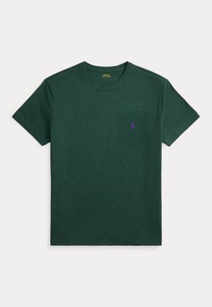 Polo Ralph Lauren CUSTOM SLIM FIT JERSEY CREWNECK T-SHIRT - Lihtne T-särk - scotch pine heather