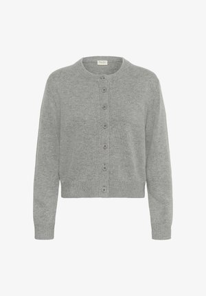 Part Two, YALDAPW CA - Strickjacke - medium grey melange