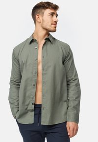 INDICODE JEANS LANGARM INSVILLE - Overhemd - agave green