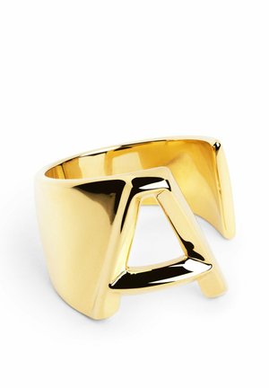 PERSONALIZED LETTER SIGNET - Anillo - letra a oro
