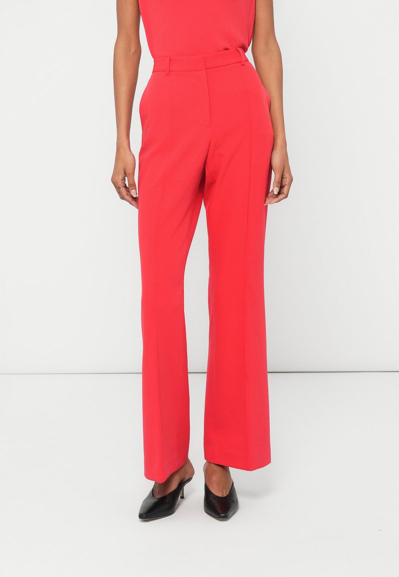 DKNY Broek koraalrood