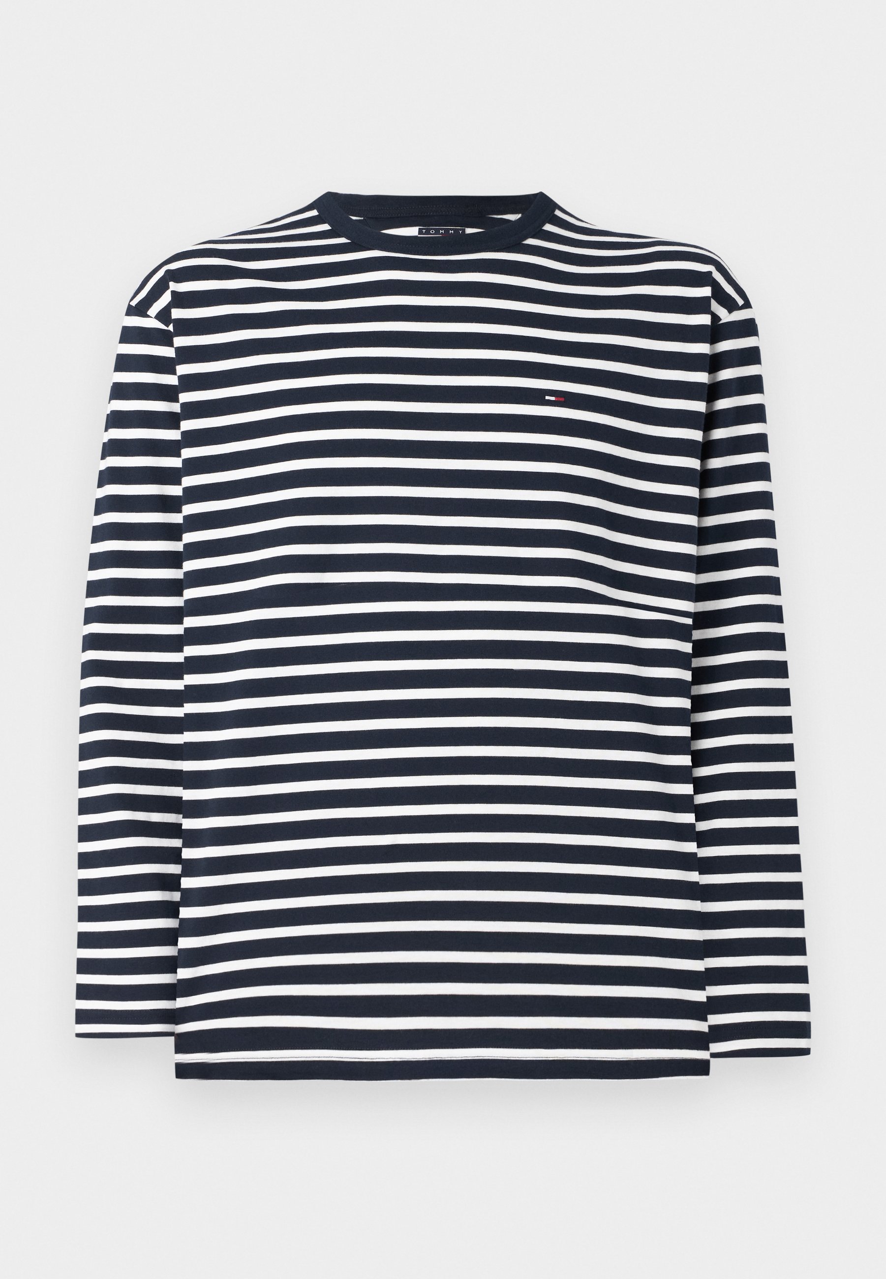 Tommy Jeans BRETON STRIPE - Long sleeved top - dark night navy