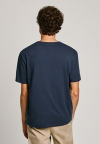 Pepe Jeans MALCOM SMALL TEE - Tričko s potlačou - dulwich blue