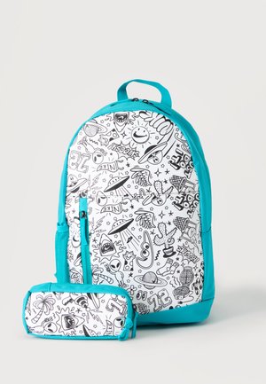 Nike Sportswear, ELEMENTAL BACKPACK UNISEX - Училищна чанта - teal/white