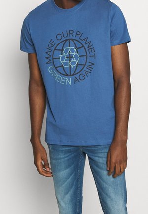 T-Shirt print - light blue