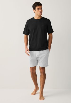 Next, SET - Nachtwäsche Set - black grey marl