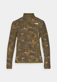 GLACIER PRINTED 1/4 ZIP - Fleecetrøjer - forest/olive/moss