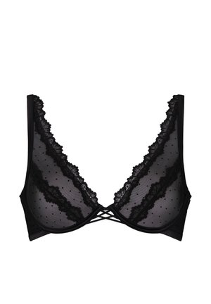 Hunkemöller, HUNKEMÖLLER NON-PADDED UNDERWIRED BRA KAT - Reggiseno con ferretto - black