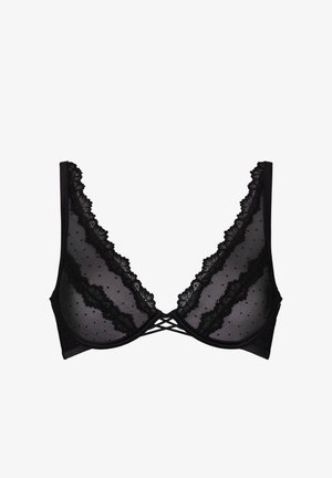 Hunkemöller, HUNKEMÖLLER NON-PADDED UNDERWIRED BRA KAT - Reggiseno con ferretto - black