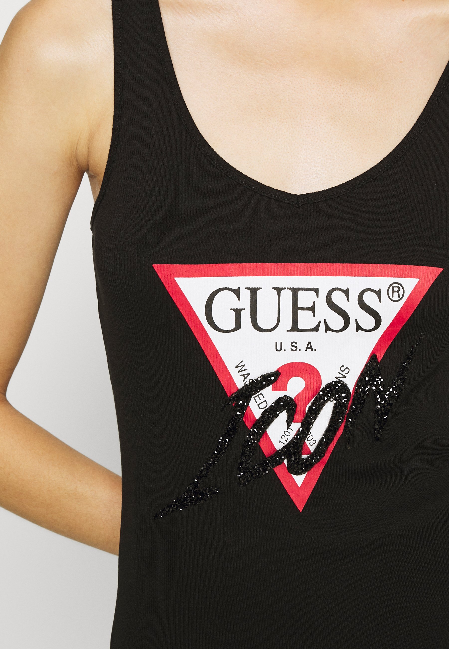 guess black top