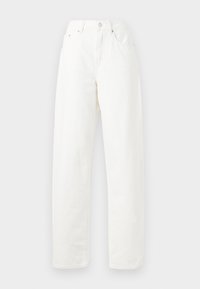 MID RISE TAPERED BARREL LEG WHITE JEANS - Straight leg jeans - ecru
