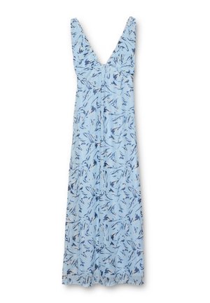 INSIDE, VESTIDO MIDI ESTAMPADO AZUL - Vestido de tubo - azul