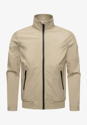 COLLWIE - Waterproof jacket - sand