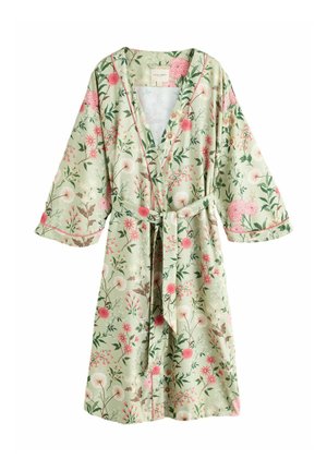 REGULAR FIT - Bademantel - green otterham garden