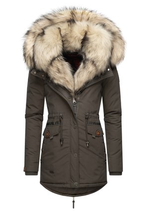 Navahoo Cappotto Invernale Lungo Donna N043 Con Cappuccio - Colletto Staccabile, 6 Tasche, Taglie S-3XL - 4