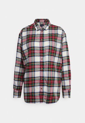 Overhemdblouse - red