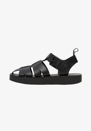 Mango, Sandales à plateforme - black
