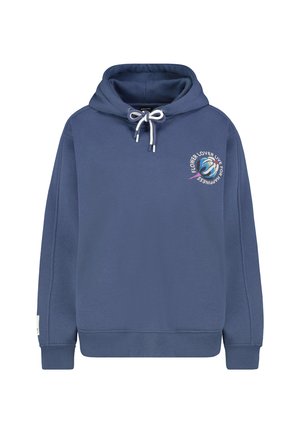MIT FLOWERPRINTS - Hoodie - blue