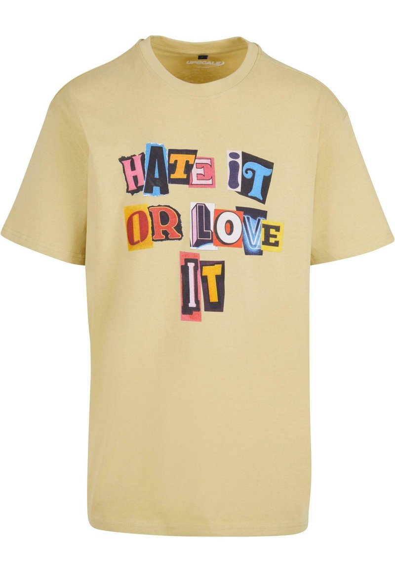 Upscale by Mister Tee T-shirt print beige Upscale by Mister Tee T-shirt print beige