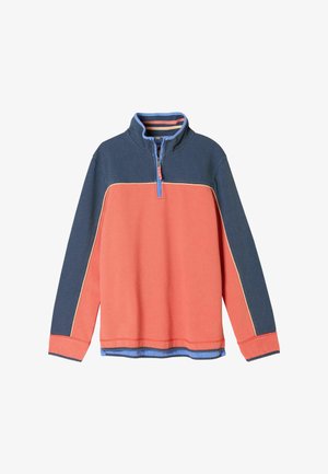 FatFace, REGULAR FIT - PANEL STRIPE QUARTER NECK . - Collegepaita - coral pink