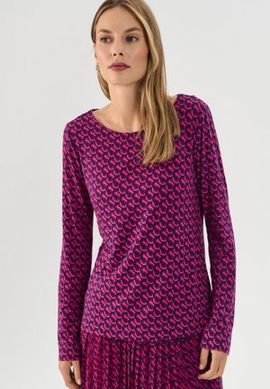 Top s dlhým rukávom - pink