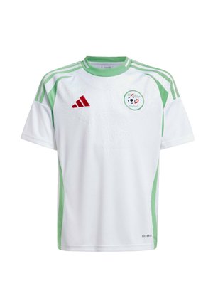 ALGERIA 24 HOME KIDS - Sport T-shirt - white   semi flash green